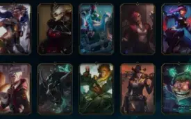 Conta Desde 2015 com 250 skins, 3 Ultimates e 7 vitoriosas