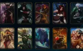 Conta Desde 2015 com 250 skins, 3 Ultimates e 7 vitoriosas