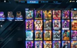 Conta marvel Snap.1.375/ 9.5K Crédito 5.5K Ouro
