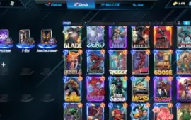 Conta marvel Snap.1.375/ 9.5K Crédito 5.5K Ouro