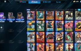 Conta marvel Snap.1.375/ 9.5K Crédito 5.5K Ouro
