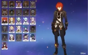 DILUC + JEAN + ARMA 5*