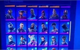 CONTA DE FORTNITE COM SKINS ANTIGAS E RARAS