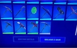 CONTA DE FORTNITE COM SKINS ANTIGAS E RARAS