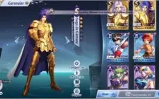 Sant Seiya Awekening Conta pra começar forte.