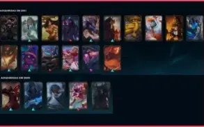 CONTA LEAGUE OF LEGENDS MESTRE 300 PDL • 44 CAMPEÕES
