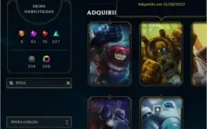 CONTA DE COLECIONADOR LOL!