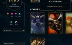 CONTA DE COLECIONADOR LOL!