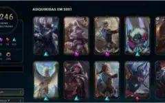 Conta LOL + 1200 Skins