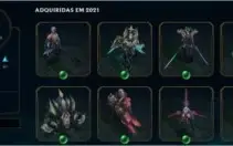 Conta LOL + 1200 Skins