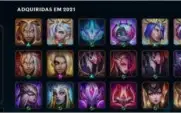 Conta LOL + 1200 Skins