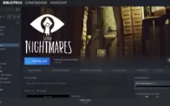 CONTA STEAM COM PES 2020, LITTLE NIGHTMARES ETC...