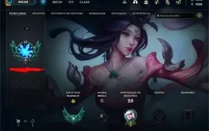 Conta Platina 4 Smurf League of Legends Email não confirmado