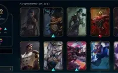 Venda conta no League of Legends, 122 skins.