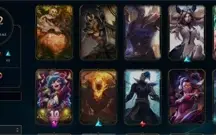 Venda conta no League of Legends, 122 skins.