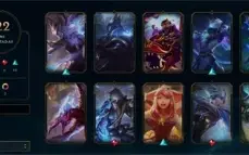 Venda conta no League of Legends, 122 skins.