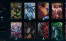 Venda conta no League of Legends, 122 skins.