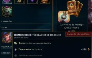 Conta League of Legends Unranked