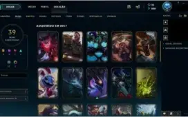 Conta de League of Legends Platina 2