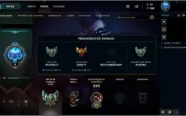 Conta de League of Legends Platina 2