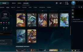 Conta de League of Legends Platina 2