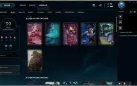 Conta de League of Legends Platina 2