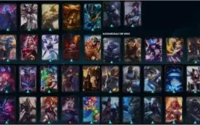 CONTA DE LEAGUE OF LEGENDS (138 skin, 127 champs)