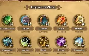 CONTA HEARTHSTONE C/ TODOS OS DECKS DO PADRÃO E LIVRE (WILD)