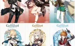 Conta Hu Tao + Diluc + Venti + Albedo + Childe + Jean AR55