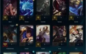 CONTA LEAGUE OF LEGENDS LVL 30 MMR ZERADO 20 CHAMPIONS