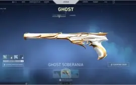 Boa conta de valorant com algumas skins