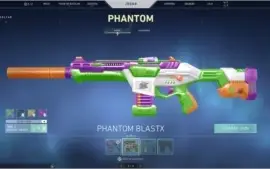 Boa conta de valorant com algumas skins