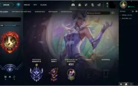 Conta League of legends, Elo platina 4, 228 Skins