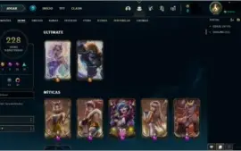 Conta League of legends, Elo platina 4, 228 Skins