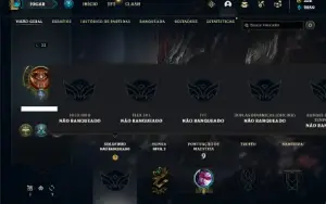 Conta Unranked com 25 Champs e 5 Skins + 350 RP