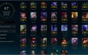 Conta LoL Unranked Ex prata 1 - 2 paginas de runa  33 Champs