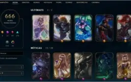 Conta do League of Legends (Ótimo custo/benefício)