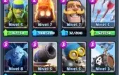 Clash Royale Arena 10 Nível 8 + 780 Gemas e 21.000 GOLD