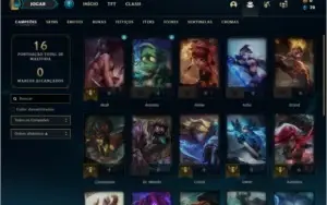 Conta prata 3 com 23 champs e 1 skin