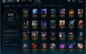 Conta Lol Level 96 // 113 skin // platina 3 //130 champ