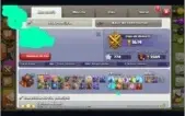 clash of clans, 1 cv9.5 e um Cv9 bem upado