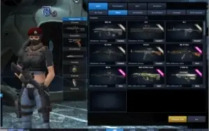 Conta Point Blank Tenente Coronel 1 Lotada de Itens