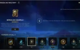 GOLD IV WIN RATE ALTO 6 BAÚS + 13,K CISCOS AZUIS