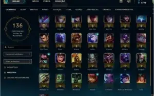 V> Conta lol diamante 5 com email e 64% de winrate