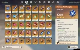 CONTA AR56 (EULA+PINHOS, YOIMIYA, XIAO, CHIELD, JEAN, QIQI)