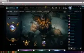 Conta lol Gold 3 , com skins boas 33 champs 18 skins