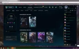 Conta lol Gold 3 , com skins boas 33 champs 18 skins