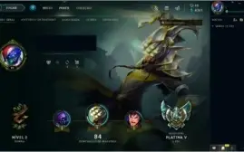 CONTA LOL PLATINA 5 31 HEROES, 4 SKINS