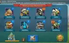 Lords mobile conta 315M 8m de tropas total