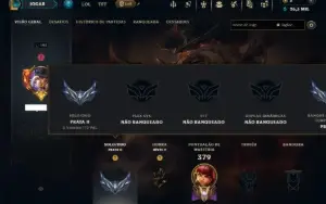 Prata 2 com 130 Champs e 144 Skins ( ADC / SUP )